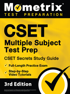 cover image of CSET Multiple Subject Test Prep - CSET Secrets Study Guide, Full-Length Practice Exam, Step-by-Step Review Video Tutorials
